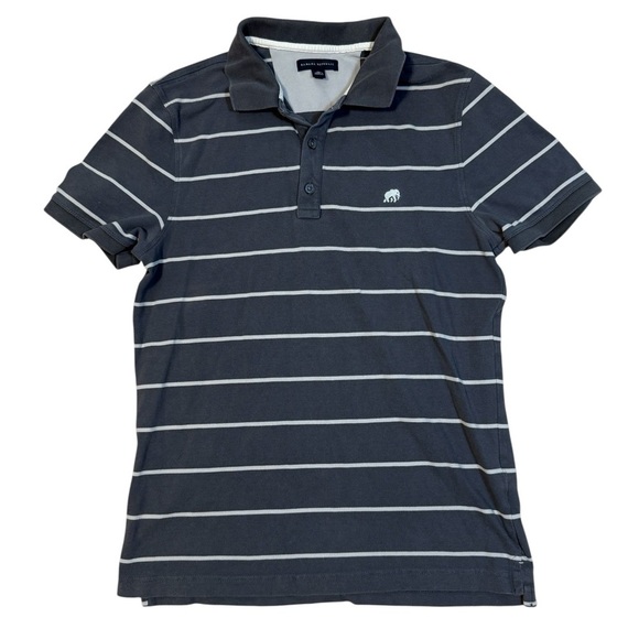 Banana Republic Other - Banana Republic Mens Polo Shirts Short Sleeved Elephant logo M Gray Stripe